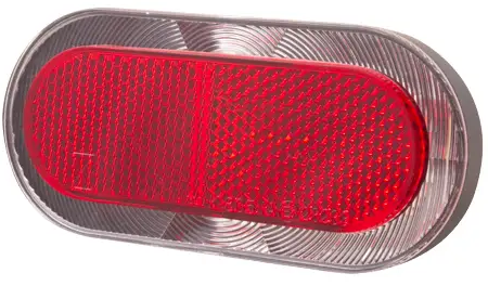 Spanninga elips xe e-cykel baglygte 6-LED 6 - 36 volt 50 mm oem