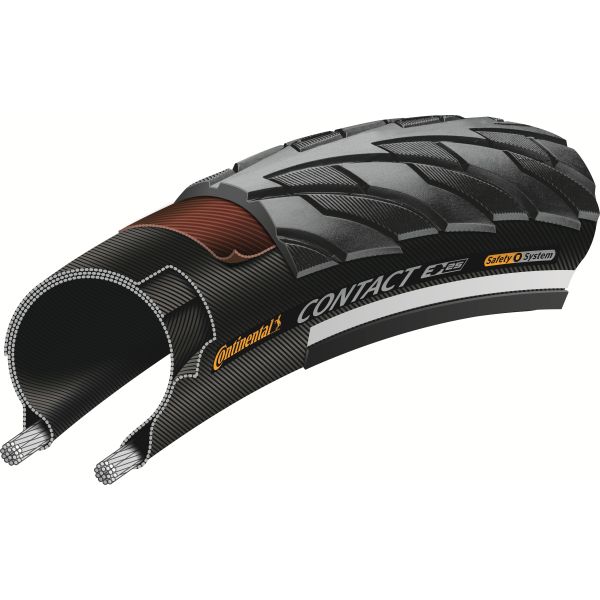 Continental Tire Contact Reflex 37-622 Sort refleksion