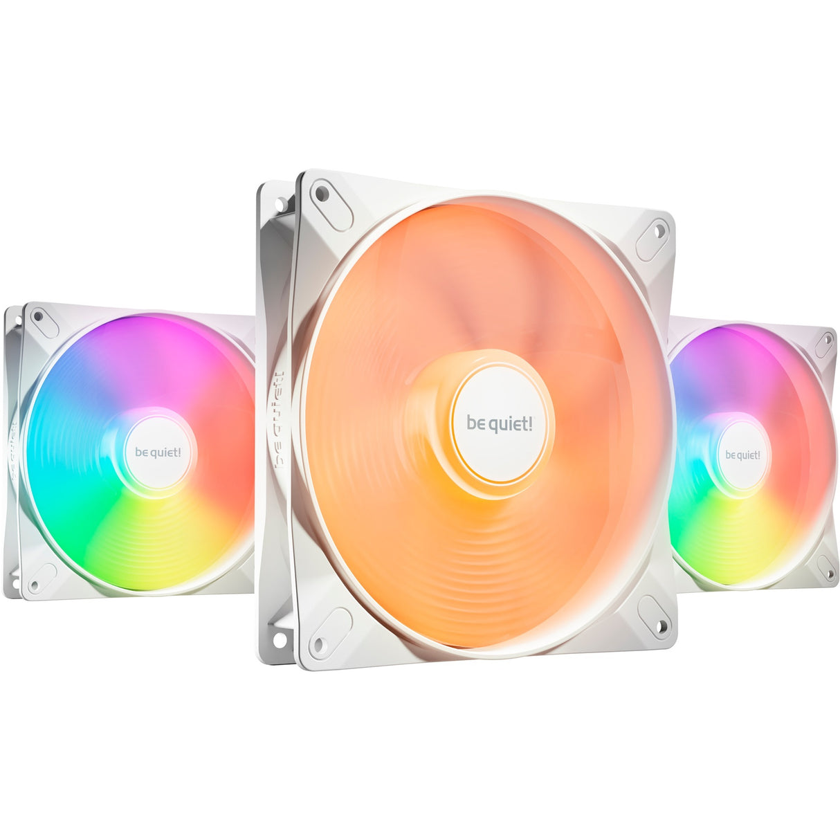 Vær stille! lys lx 140mm pwm triple pack hvid