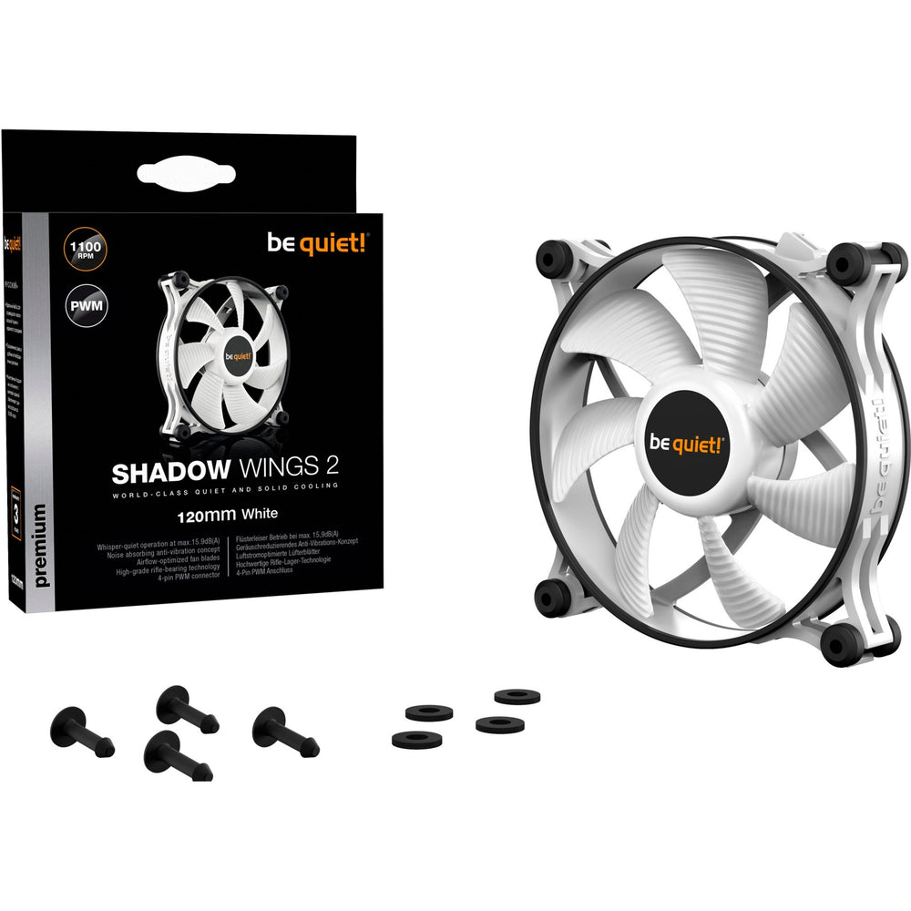 Vær stille! Skygge 2 120mm Pwm White