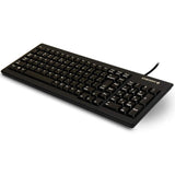 Abi kablet tastatur - kirsebær