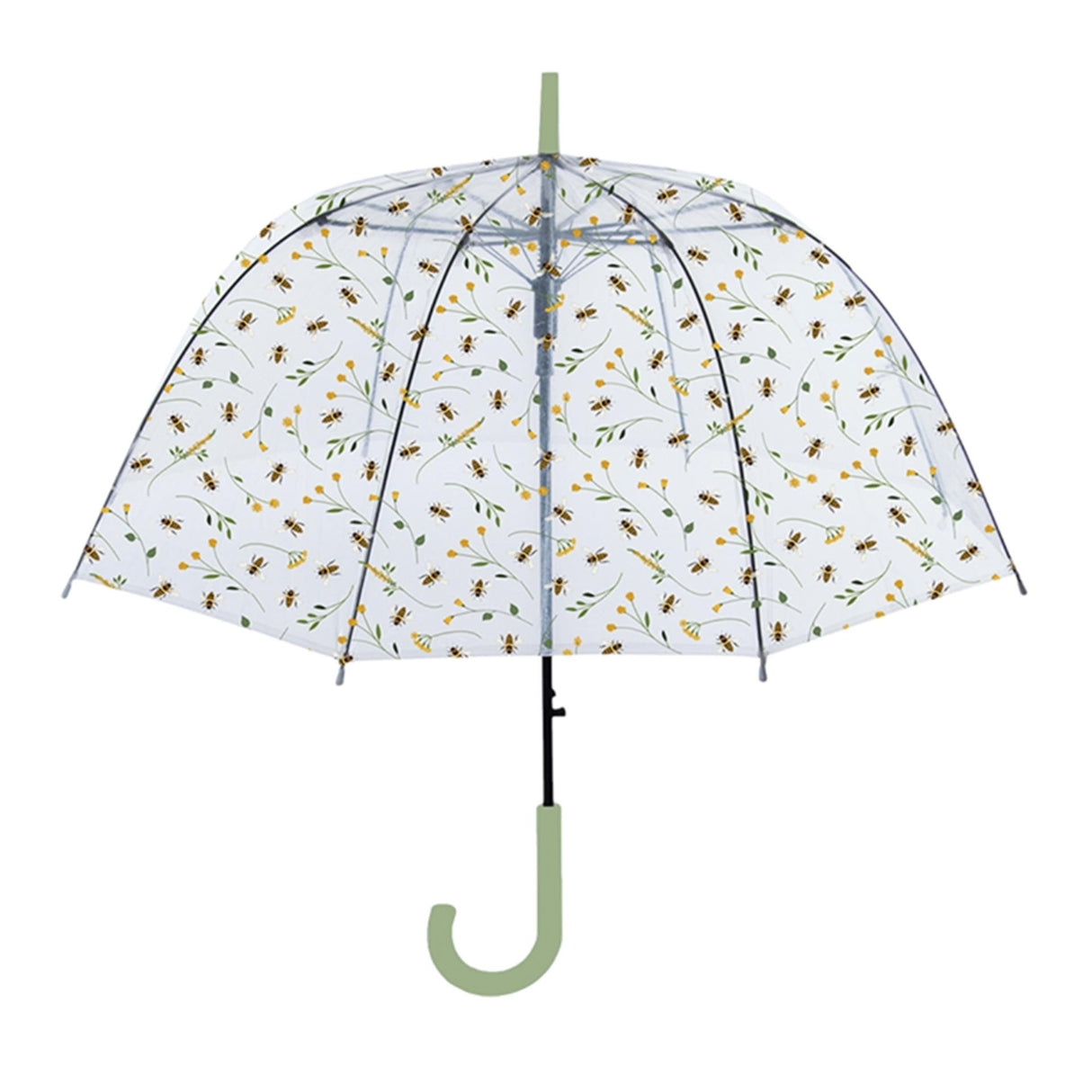 Esschert design paraply gennemsigtig med bi print ã˜83cm