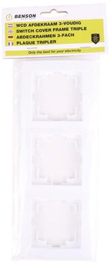 Enzo benson 3 voudig afdekraam wit - 4650019