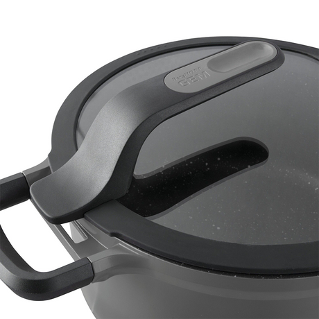 Berghoff gem sauteerpan 2 handvaten met deksel stay cool grijs ø24cm