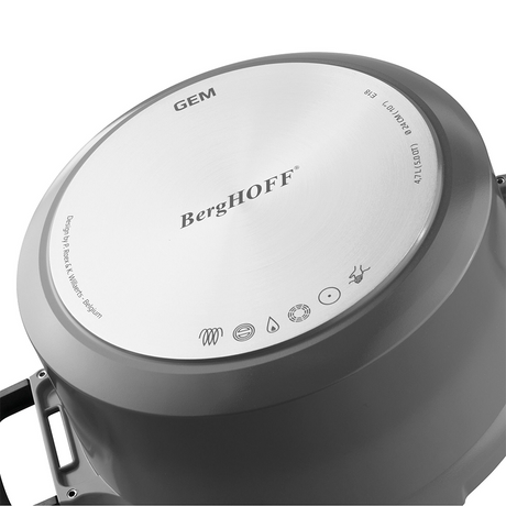 Berghoff gem sauteerpan 2 handvaten met deksel stay cool grijs ø24cm