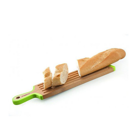 Berghoff snijplank lang met handvat bamboe 43x10x1,6cm