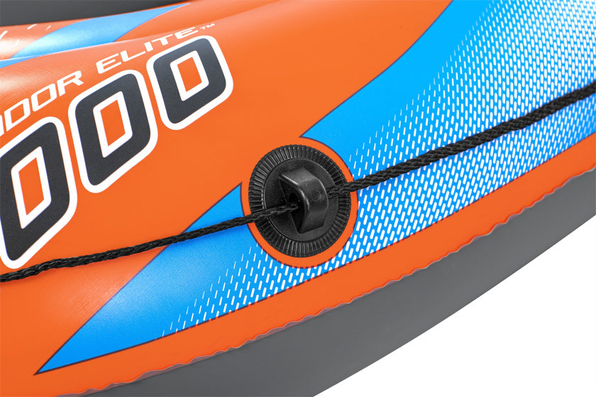 Bestway Kondor 1000 oppustelig båd 1 person orange