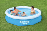 Bestway oppustelig pool hurtigt sæt med pumpe omkring 305-s