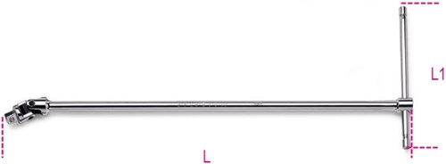 Beta 1 4” T-nøgle med kardanled 900 40 - 009000843