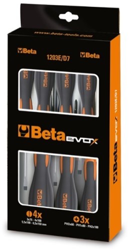Skruetrækker Set Beta Tools EVOX 1203rd D8P - 8 Dial