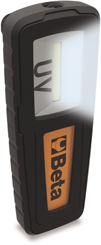Beta oplaadbare inspectie lamp met uv en wit licht ideaal voor het dedecteren van lekken 1838uv - 018380150