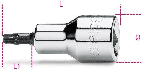 Beta schroevendraaier-doppen voor torx® schroeven 920tx-l 50 - 009200538