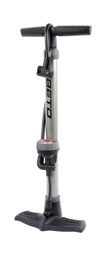 Fodpumpe med meter beto dualhead - med dobbelthoved egnet til alle ventiler