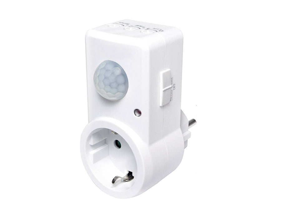 Q-Link Pir Movement Detector plug-in-White