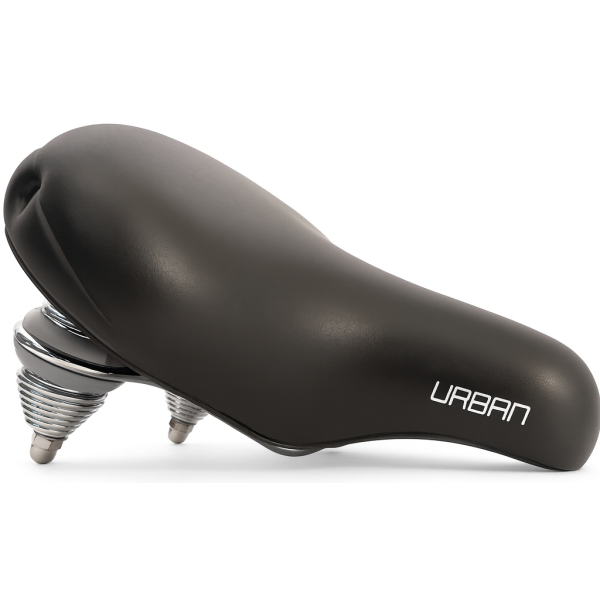 Edge Bicycle Saddle Urban XL - Sort (på kort)