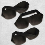 Badesjov sovemaske 3D komfort sort