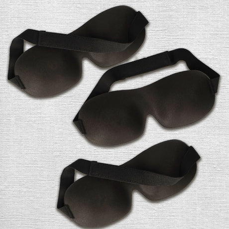 Badesjov sovemaske 3D komfort sort