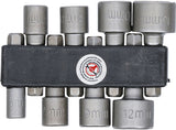 Bgs technic topnøgle bit sæt 5-13mm