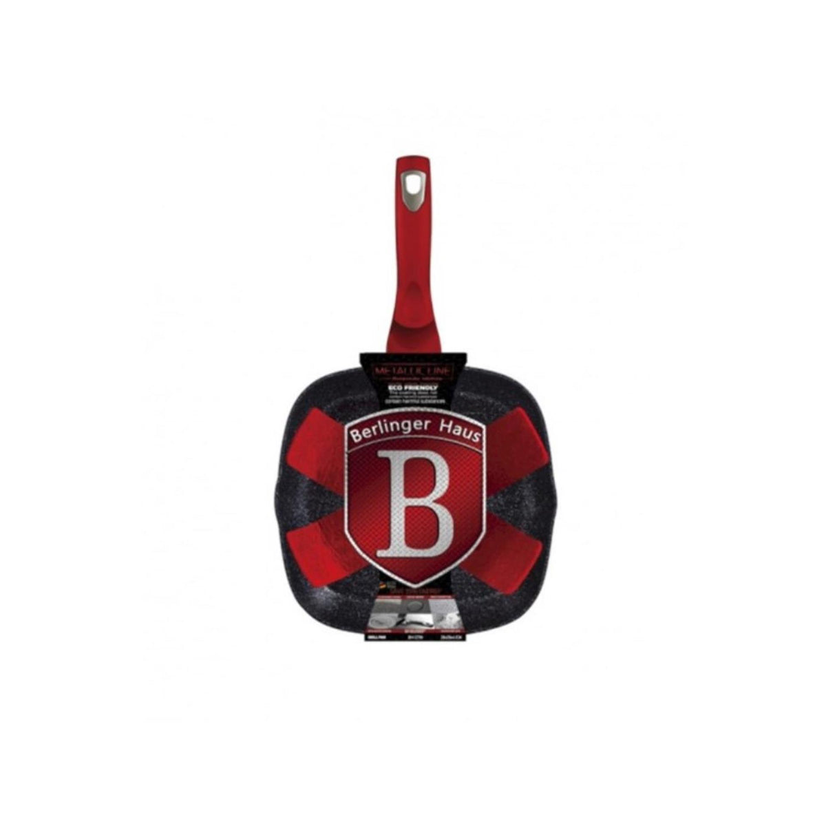 Berlingerhaus burgundi grillpande 28cm