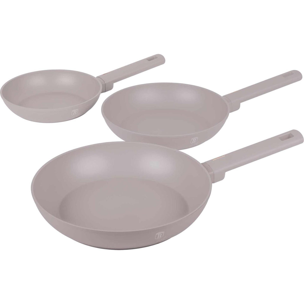 Berlingerhaus stegepandesæt 3-delt taupe kollektion