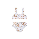Leopard | kaki uv-bikini til piger