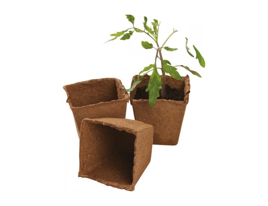Garland voksepotter - firkantede - biologisk nedbrydelige - 48 stk