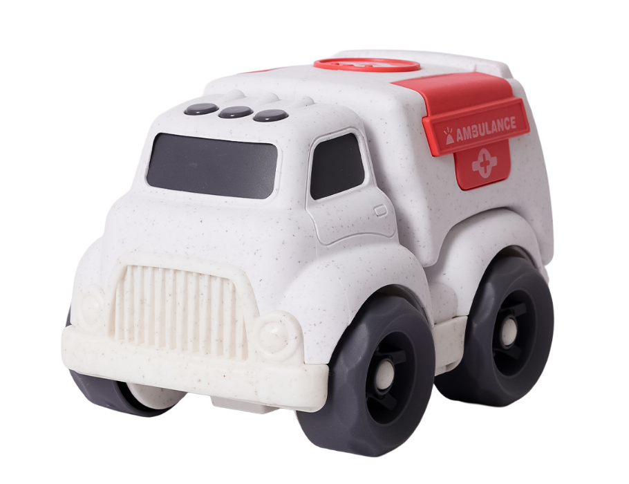 Biolegetøj bioplast ambulancevogn (18cm)