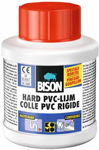 Bison hård PVC lim knogle 250ml*6 nlfr - 1312020 - 1312020