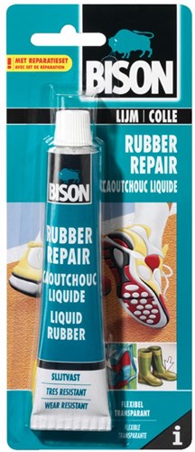 Bison gummi reparationsrør 50 ml, reparationspasta, beskytter, vandtæt, stærk, permanent fleksibel, temperaturbestandig fra - 40°c til + 120°c, nem at bruge