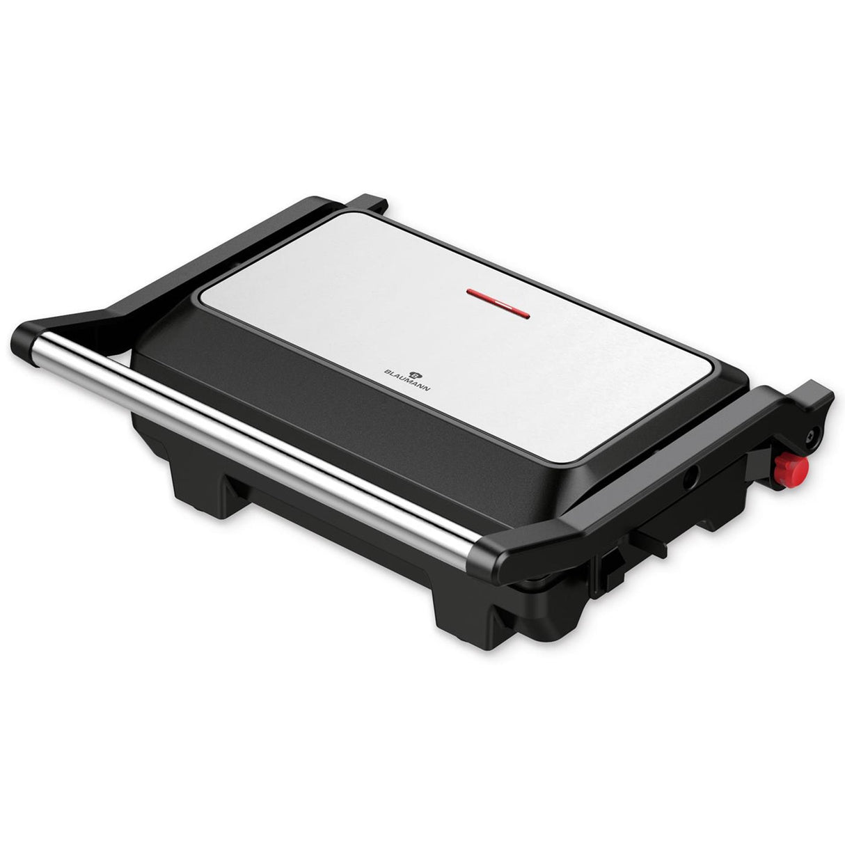 Blaumann sort sølv elektrisk grill
