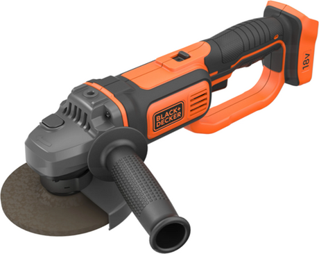 Sort+decker vinkelsliber 18v 125 mm bcg720n (orange sort, batteri og oplader medfølger ikke)