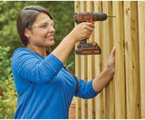 Black+decker bdcdc18 18v 1.5ah skruetrækker - 1 speed | 1x 18v 1,5ah batteri + 200ma oplader - bdcdc18-qw
