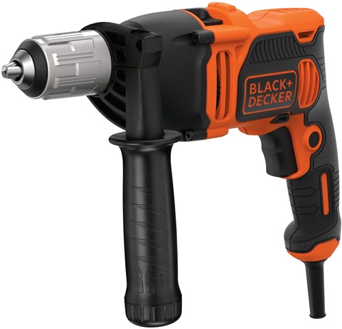 Black+decker beh850k 850w slagboremaskine i kuffert | sidehåndtag | i etui - beh850k-qs