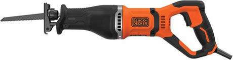 Black+decker bes301 750w frem- og tilbagegående sav med grenholder | 1 savklinge træ | 1 savklinge metal | filialholder - bes301-qs