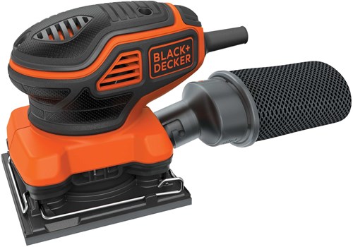 Black+decker ka450 220w 1 4 ark orbitalsliber | 1x slibenet | støvopsamlingspose - ka450-qs
