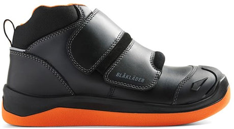 Blåkläder asfaltsko elite 2459 s2 p høj | sort orange | størrelse 47 - 00.183.010.47