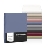 Bonnanotte pasform jersey elastan mellemgrå 90x200cm
