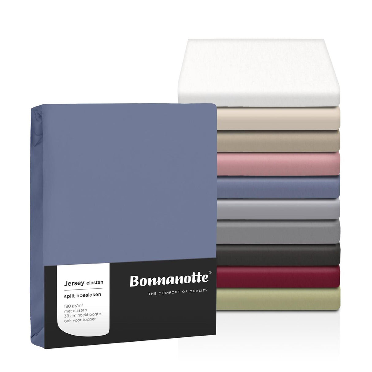 Bonnanotte pasform jersey elastan denim 90x200cm