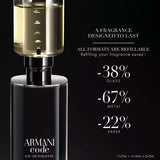 Giorgio Armani eau de toilette genopfyldelig kode herre 50ml