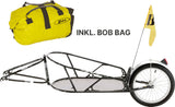 Bob yak cykeltrailer sort med taske
