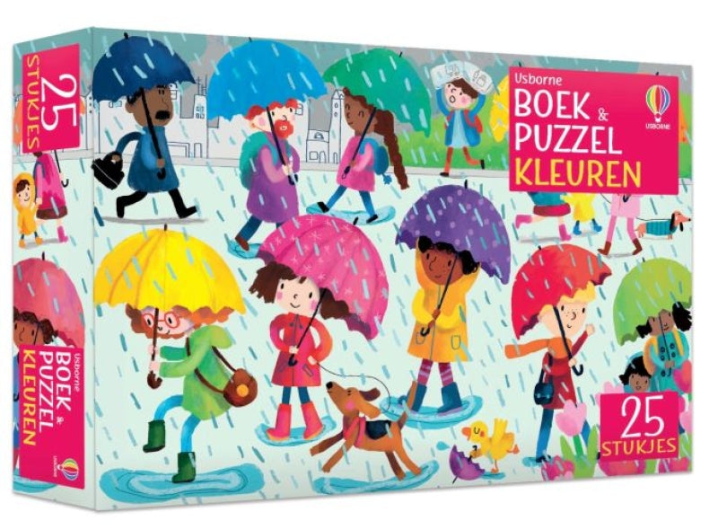 Usborne bog puslespil - farvelægning
