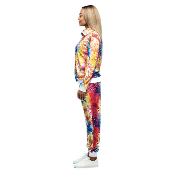 Boland Disco Babe Tracksuit Ladies Multicolor Størrelse XL