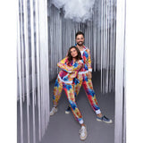 Boland Disco Babe Tracksuit Ladies Multicolor Størrelse L