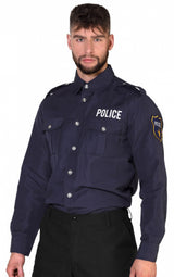 Boland PolitieBlouse Polyester Mænd mørkeblå størrelse 50-52