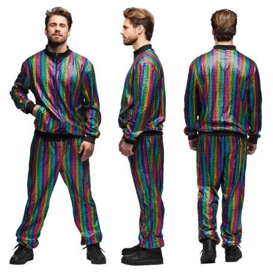 Boland Tracksuit Regenboog Men Størrelse XXL