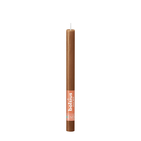 Bolsius middagslys rustik krydret brun 270 23mm