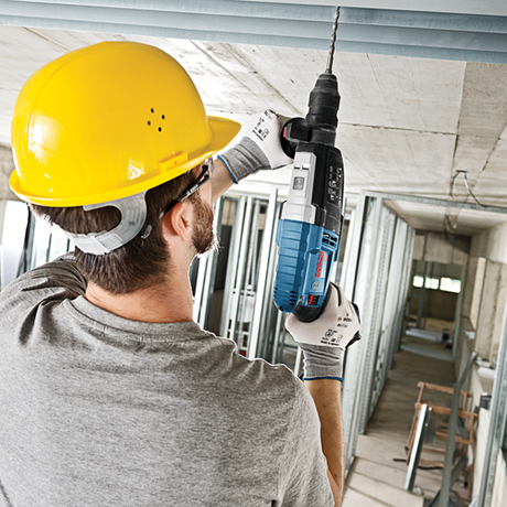 Bosch blå gbh 2-28 f kombinationshammer SDS-plus + nøglefri borepatron i kuffert - 0611267600