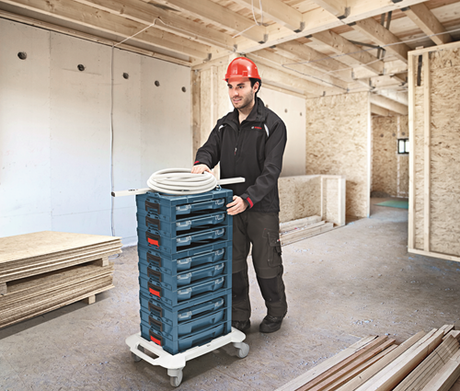 Bosch tilbehørsvogn til l-boxx og ls-boxx med drejelige hjul - 1600a001s9