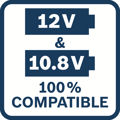 Bosch blå bosch professionelt startsæt 2x gba 12v batteri 3.0ah + hurtigoplader gal 12v-40 - 1600a019rd