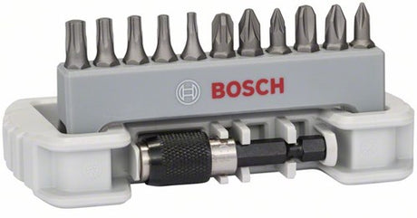 Bosch tilbehør 11-delt skruetrækker bit sæt inklusive bit holder - 2608522129